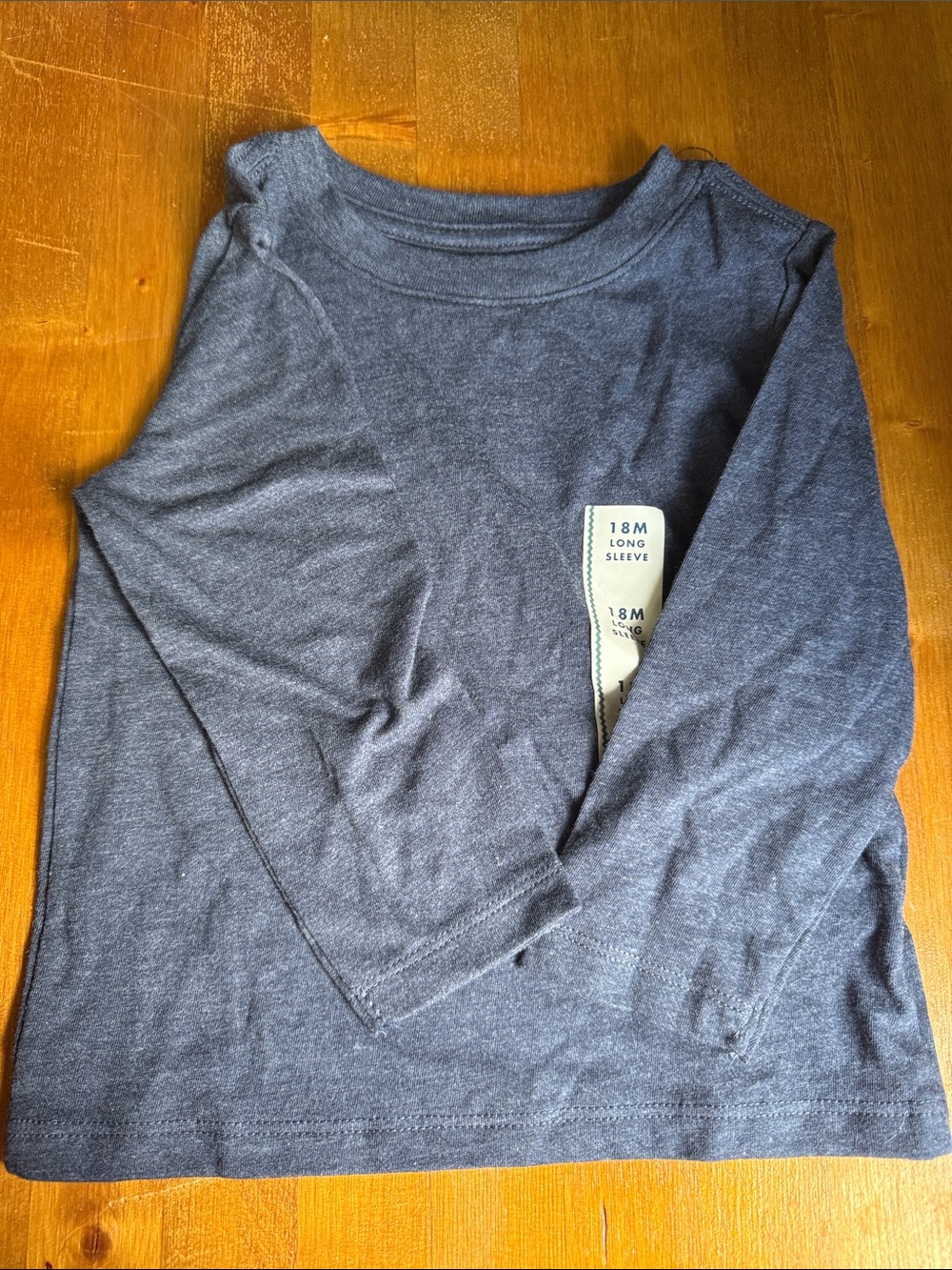 Toddler Long Sleeve Tee - Charcoal Gray